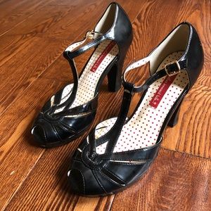 B.A.I.T. T-strap Heels size 7.5.